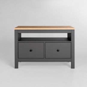 2.08.03.080.15 САГА тумба 2 ящика серая/ясень RU в Ижевске - izhevsk.ok-mebel.com | фото 2