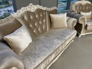 Диван Патрисия с раскладным механизмом (серый глянец) в Ижевске - izhevsk.ok-mebel.com | фото 14