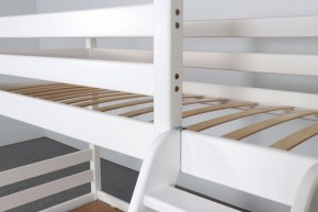 АДЕЛЬ Кровать двухъярусная с наклонной лестницей (белый) в Ижевске - izhevsk.ok-mebel.com | фото 6