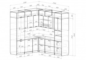 АСАЯ Кухонный гарнитур Гранд Прайм  (2200*2500 мм) в Ижевске - izhevsk.ok-mebel.com | фото 2