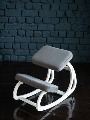 Балансирующий коленный стул Конёк Горбунёк (Белый) в Ижевске - izhevsk.ok-mebel.com | фото 3
