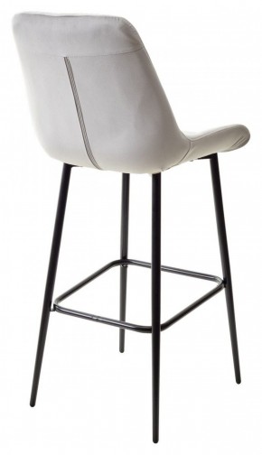 Барный стул ХОФМАН, цвет H-09 Светло-серый, велюр / черный каркас М-City в Ижевске - izhevsk.ok-mebel.com | фото 6