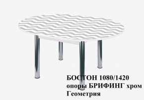 БОСТОН Стол круглый раздвижной 1080/1420 опоры Брифинг в Ижевске - izhevsk.ok-mebel.com | фото