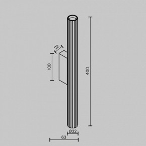 Бра Maytoni Calipso C082WL-12W2.7K-B в Ижевске - izhevsk.ok-mebel.com | фото 4