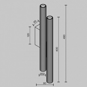 Бра Maytoni Calipso C082WL-24W2.7K-B в Ижевске - izhevsk.ok-mebel.com | фото 5