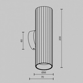 Бра Maytoni Calipso C106WL-02-GU10-B в Ижевске - izhevsk.ok-mebel.com | фото 6