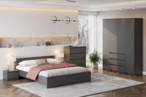 ДЕНВЕР Шкаф четырехстворчатый (Графит серый) в Ижевске - izhevsk.ok-mebel.com | фото 3