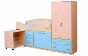Набор мебели для детской Юниор -12.2 (700*1860) МДФ матовый в Ижевске - izhevsk.ok-mebel.com | фото