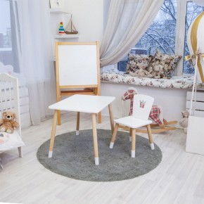 Детский комплект стол и стул «Корона» Rolti Baby (белый/береза, массив березы/мдф) в Ижевске - izhevsk.ok-mebel.com | фото 3