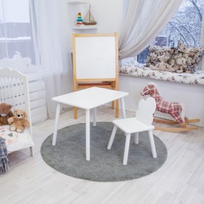 Детский комплект стол и стул «Облачко» Rolti Baby (белый/белый, массив березы/мдф) в Ижевске - izhevsk.ok-mebel.com | фото 2