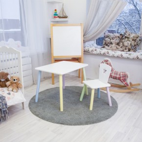 Детский комплект стол и стул «Звезда» Rolti Baby (белый/цветной, массив березы/мдф) в Ижевске - izhevsk.ok-mebel.com | фото 2