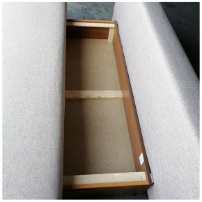 Диван-кровать Комфорт без подлокотников BALTIC AZURE (4 подушки) в Ижевске - izhevsk.ok-mebel.com | фото 4