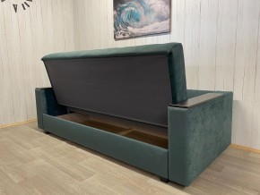 Диван Престиж-15 (НПБ+МДФ) велюр Sensey bottle green в Ижевске - izhevsk.ok-mebel.com | фото 5