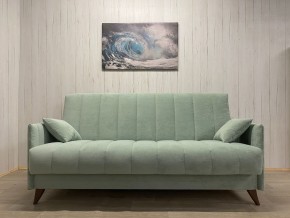 Диван Престиж-3 (НПБ) велюр Sensey mist green в Ижевске - izhevsk.ok-mebel.com | фото