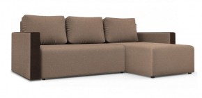 Диван угловой Алиса 3 Bahama BEIGE - Teos Dark Brown в Ижевске - izhevsk.ok-mebel.com | фото