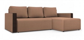Диван угловой Алиса 3 Bahama GINGER - Teos Dark Brown в Ижевске - izhevsk.ok-mebel.com | фото