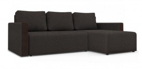 Диван угловой Алиса 3 Bahama GRAFIT - Teos Dark Brown в Ижевске - izhevsk.ok-mebel.com | фото