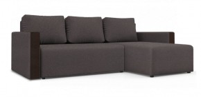 Диван угловой Алиса 3 Bahama GREY - Teos Dark Brown в Ижевске - izhevsk.ok-mebel.com | фото