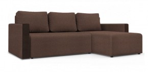 Диван угловой Алиса 3 Bahama PEBBLE - Teos Dark Brown в Ижевске - izhevsk.ok-mebel.com | фото
