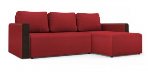 Диван угловой Алиса 3 Bahama RED - Teos Dark Brown в Ижевске - izhevsk.ok-mebel.com | фото