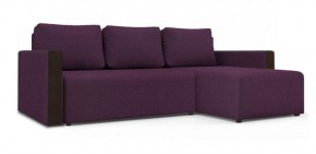 Диван угловой Алиса 3 Bahama VIOLET - Teos Dark Brown в Ижевске - izhevsk.ok-mebel.com | фото