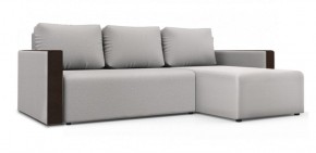 Диван угловой Алиса 3 Bahama WHITE - Teos Dark Brown в Ижевске - izhevsk.ok-mebel.com | фото