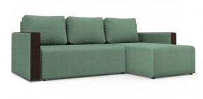 Диван угловой Алиса 3 Vital ALOE - Teos Dark Brown в Ижевске - izhevsk.ok-mebel.com | фото