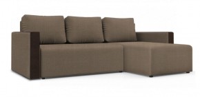 Диван угловой Алиса 3 Vital CARAMEL - Teos Dark Brown в Ижевске - izhevsk.ok-mebel.com | фото