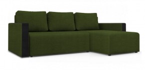 Диван угловой Алиса 3 Vital GREEN - Teos Black в Ижевске - izhevsk.ok-mebel.com | фото