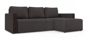 Диван угловой Алиса 3 Vital PEBBLE - Teos Dark Brown в Ижевске - izhevsk.ok-mebel.com | фото