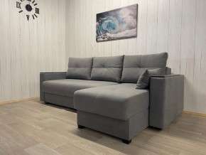 Диван угловой Комфорт-3 (НПБ+МДФ) велюр Galaxy Lite 26 в Ижевске - izhevsk.ok-mebel.com | фото 2