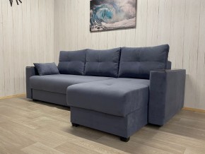 Диван угловой Комфорт-3 (НПБ+МДФ) велюр Monaco 13 в Ижевске - izhevsk.ok-mebel.com | фото 2