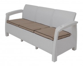 Диван Yalta Premium Sofa 3 Set (Ялта) белый (+подушки под спину) в Ижевске - izhevsk.ok-mebel.com | фото