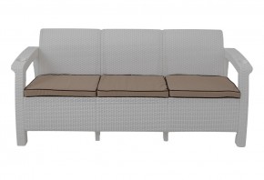 Диван Yalta Premium Sofa 3 Set (Ялта) белый (+подушки под спину) в Ижевске - izhevsk.ok-mebel.com | фото 2