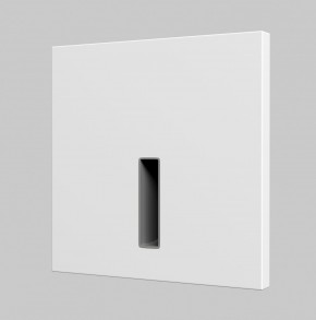 DK1030-WH Светильник встраиваемый в стену, IP 20, LED 3000K, 3 Вт, белый, алюминий в Ижевске - izhevsk.ok-mebel.com | фото