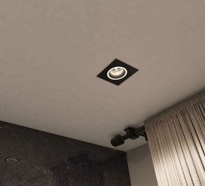 DK2061-BK Встраиваемый светильник IP 20, до 15 Вт, GU10, LED, черный, алюминий в Ижевске - izhevsk.ok-mebel.com | фото 4