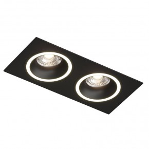 DK2062-BK Встраиваемый светильник, IP 20, до 15 Вт, GU10, LED, черный, алюминий в Ижевске - izhevsk.ok-mebel.com | фото