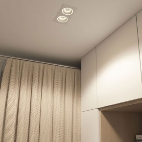 DK2062-WH Встраиваемый светильник, IP 20, до 15 Вт, GU10, LED, белый, алюминий в Ижевске - izhevsk.ok-mebel.com | фото 5