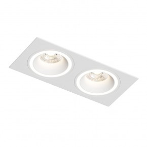 DK2062-WH Встраиваемый светильник, IP 20, до 15 Вт, GU10, LED, белый, алюминий в Ижевске - izhevsk.ok-mebel.com | фото