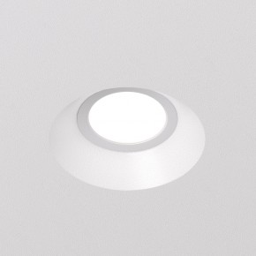 DK2081-WH Встраиваемый точечный светильник для натяжных ПВХ потолков INVIZ, IP 20, до 9 Вт, GU10, LED, белый, ABS-пластик в Ижевске - izhevsk.ok-mebel.com | фото