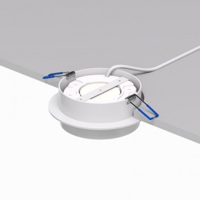 DK2090-WH Встраиваемый светильник FLAT, IP 20, до 15 Вт, GX53, LED, белый, алюминий в Ижевске - izhevsk.ok-mebel.com | фото 3