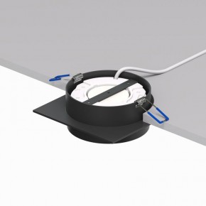 DK2091-BK Встраиваемый светильник FLAT, IP 20, до 15 Вт, GX53, LED, черный, алюминий в Ижевске - izhevsk.ok-mebel.com | фото 4