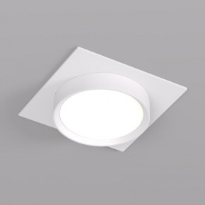 DK2091-WH Встраиваемый светильник FLAT, IP 20, до 15 Вт, GX53, LED, белый, алюминий в Ижевске - izhevsk.ok-mebel.com | фото 3