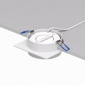 DK2091-WH Встраиваемый светильник FLAT, IP 20, до 15 Вт, GX53, LED, белый, алюминий в Ижевске - izhevsk.ok-mebel.com | фото 4