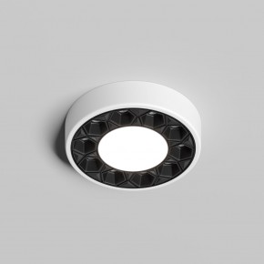 DK2440-WB Встраиваемый светильник DUAL 5+5 Вт, LED 4000K, IP 20, d90mm, белый/черный, алюминий/акрил в Ижевске - izhevsk.ok-mebel.com | фото 2