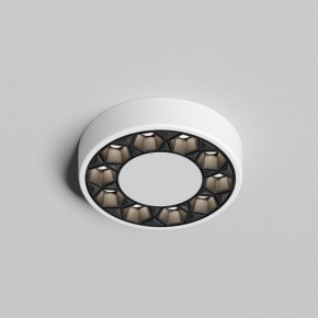 DK2440-WB Встраиваемый светильник DUAL 5+5 Вт, LED 4000K, IP 20, d90mm, белый/черный, алюминий/акрил в Ижевске - izhevsk.ok-mebel.com | фото 3