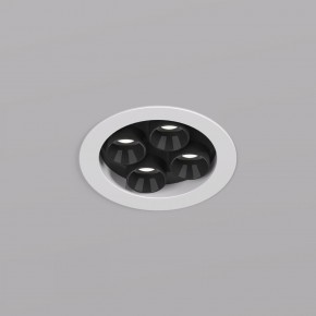 DK2510-WB Встраиваемый светильник SPACE со светодиодом d65 220V 8W 38° 4000К IP20 белый/черный алюминий в Ижевске - izhevsk.ok-mebel.com | фото