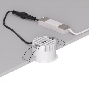 DK2510-WB Встраиваемый светильник SPACE со светодиодом d65 220V 8W 38° 4000К IP20 белый/черный алюминий в Ижевске - izhevsk.ok-mebel.com | фото 3