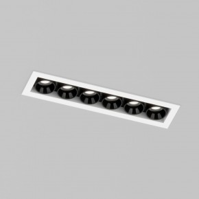 DK2514-WB Встраиваемый светильник SPACE со светодиодом L126mm 220V 10W 38° 4000К IP20 белый/черный алюминий в Ижевске - izhevsk.ok-mebel.com | фото