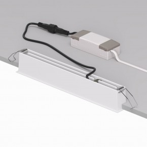 DK2515-WB Встраиваемый светильник SPACE со светодиодом L240mm 220V 20W 38° 4000К IP20 белый/черный алюминий в Ижевске - izhevsk.ok-mebel.com | фото 3